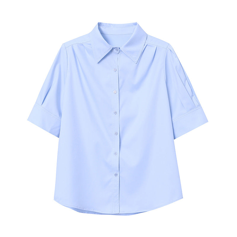 Ladies Elegant Blouse with Puff Sleeves Chic & Stil