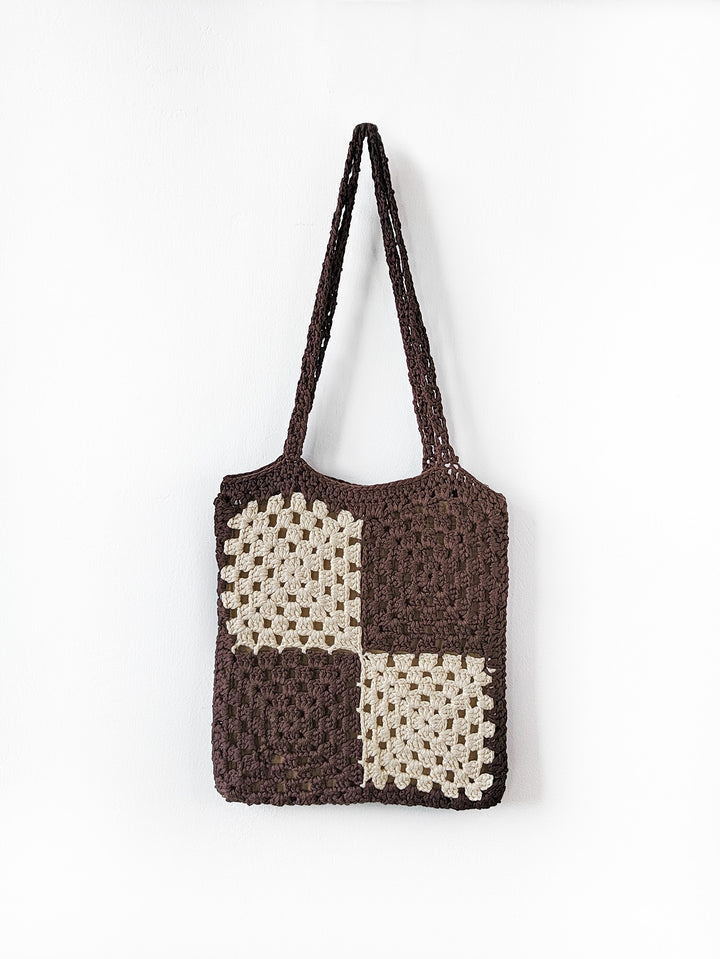 Women Eco-Friendly Crochet Shopping Bag Lune London