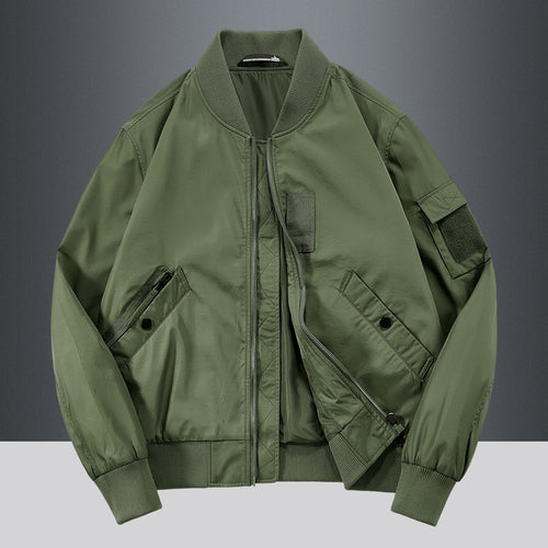 Casual bomber jacket for men with practical zip pockets Lune London