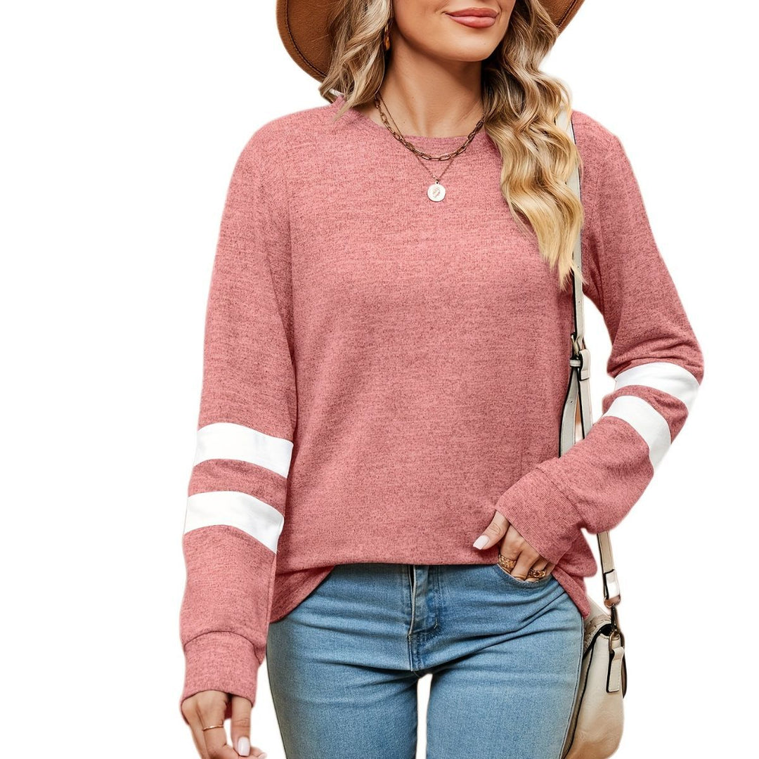 Sporty sweatshirt for women with decorative band details Lune London