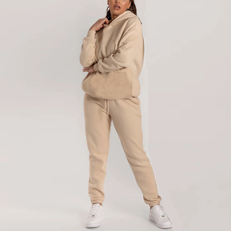Ladies comfortable fleece hoodie and joggers set Lune London