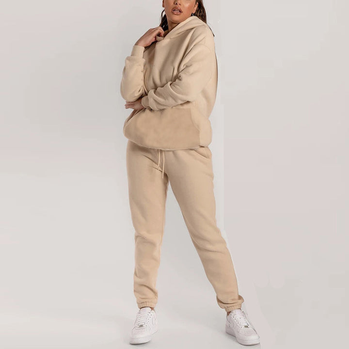 Ladies comfortable fleece hoodie and joggers set Lune London