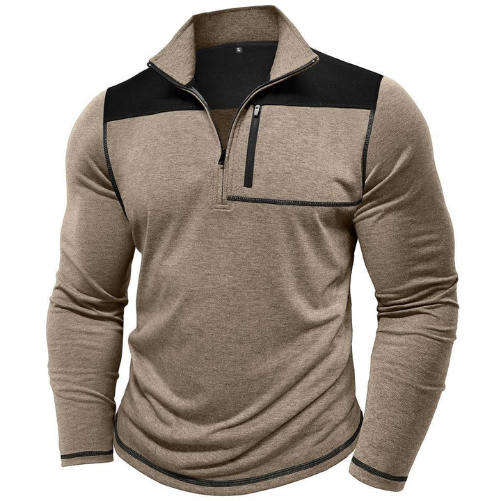 Half-zip sporty pullover for men with practical chest pocket Lune London