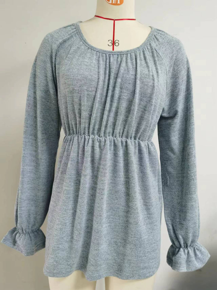 Casual women's blouse with gathers Lune London