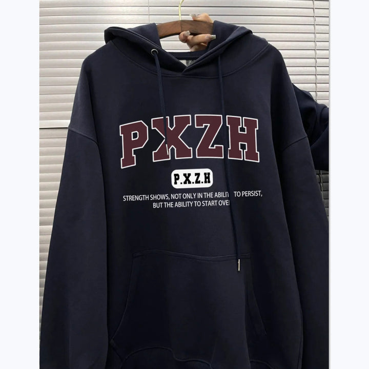 Sweat à capuche pour femme avec motif de slogan inspirant Chic & Stil
