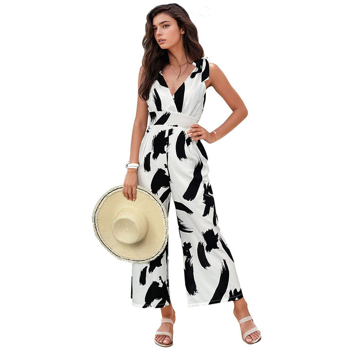 Women Elegant Wide Jumpsuit Lune London