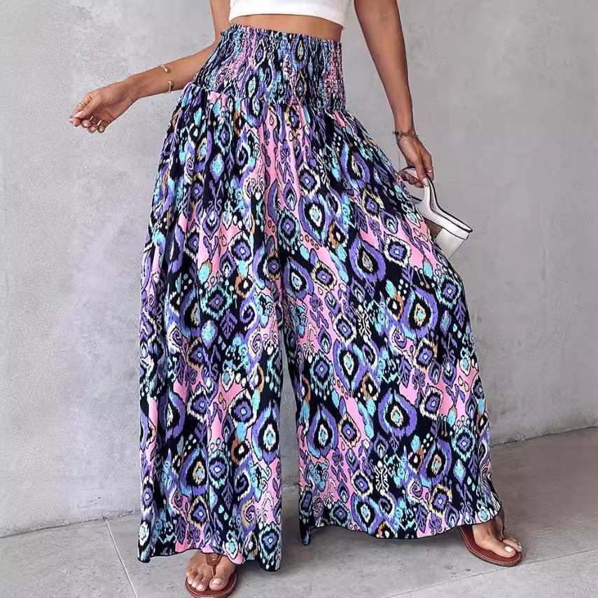 Lune London Tropical Wide Leg Pants for Women