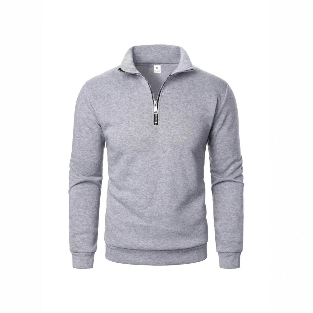 Men's sweatshirt with zipper and modern stand-up collar Chic & Stil