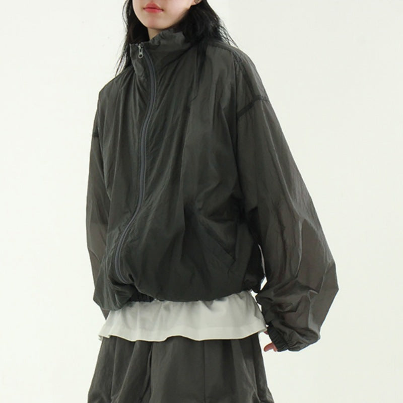 Women's sporty transitional jacket with a casual fit Chic & Stil