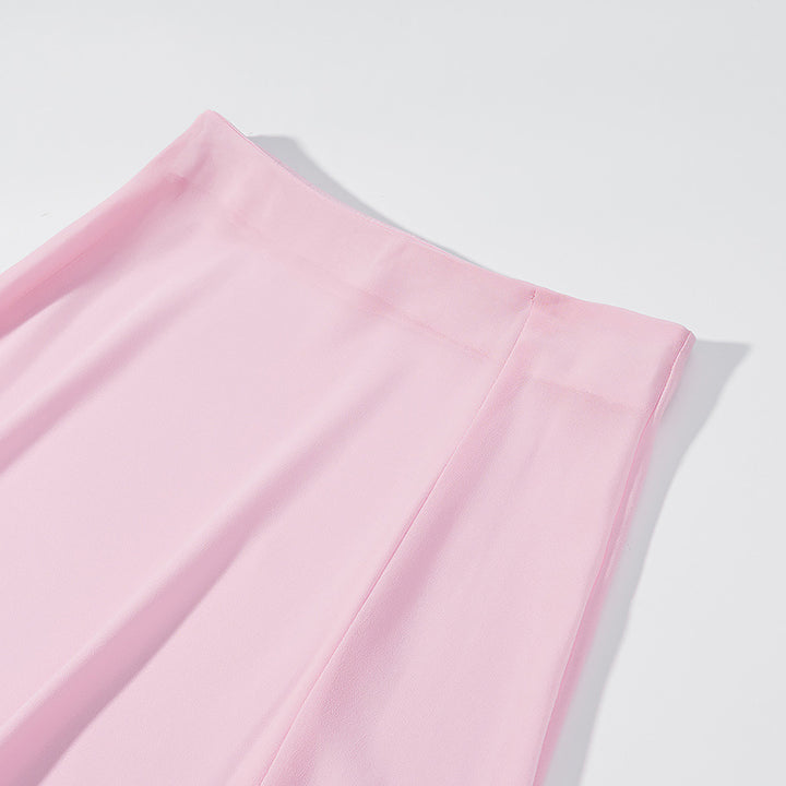 Jupe midi élégante pour femmes en tissu fluide Chic & Stil