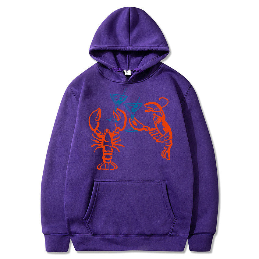 Sweat à capuche pour femmes avec motif de homard turbulente Chic & Stil