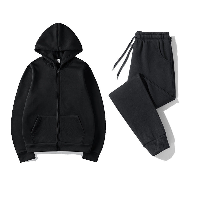 Women's sporty hoodie set with practical zipper and elastic waistband Lune London