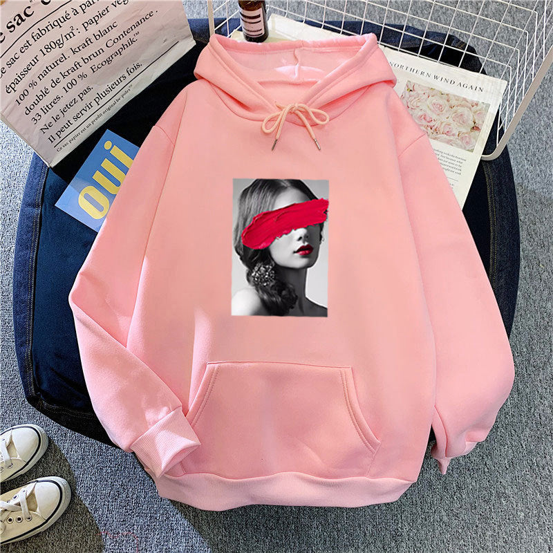 Women's hoodie with creative art design Chic & Stil