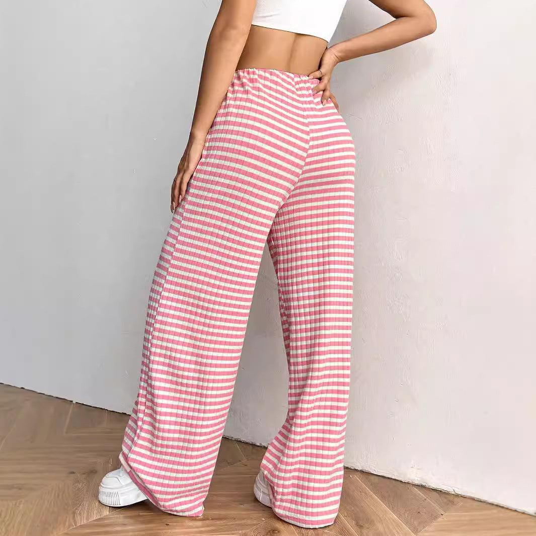 Comfortable and casual leisure pants for women with elastic waistband Lune London