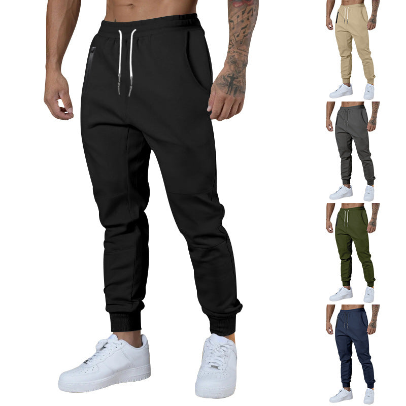 Sporty lifestyle jogger pants for men with elastic waistband and practical pockets Lune London