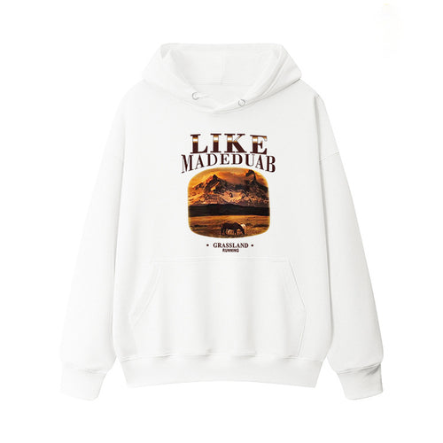 Women's hoodie with artistic landscape motif Chic & Stil