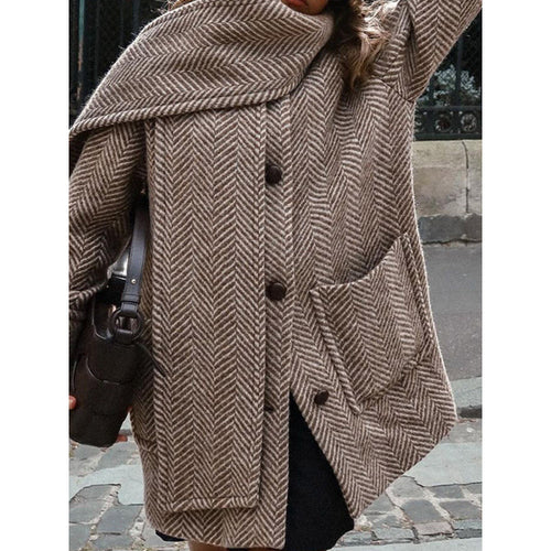 Stylish transition jacket for women with a modern collar and pockets Lune London