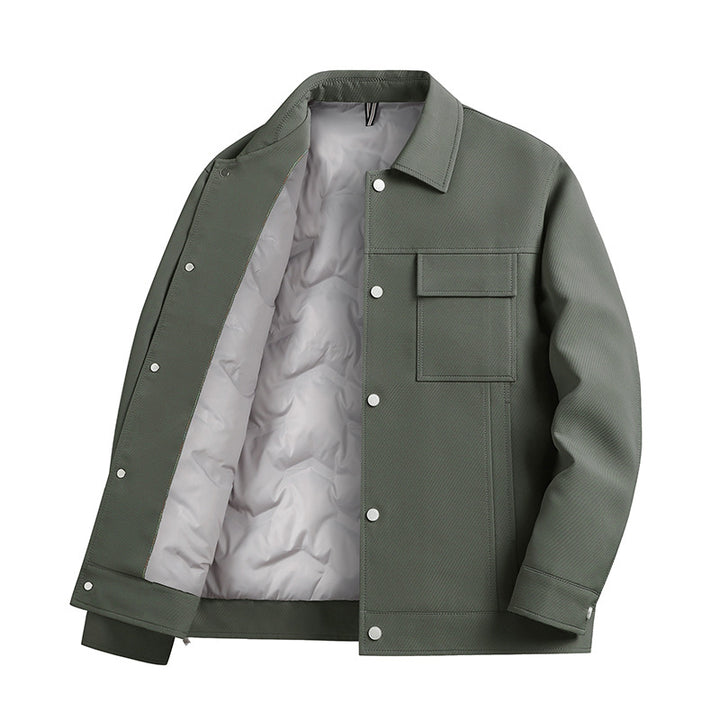 Trendy overshirt jacket for men with practical pocket design Lune London