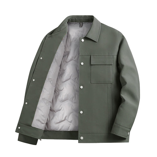 Trendy overshirt jacket for men with practical pocket design Lune London