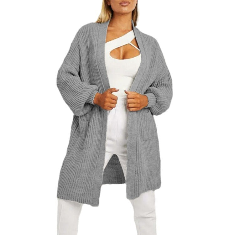 Cardigan féminin avec une texture unique et une coupe décontractée Chic & Stil