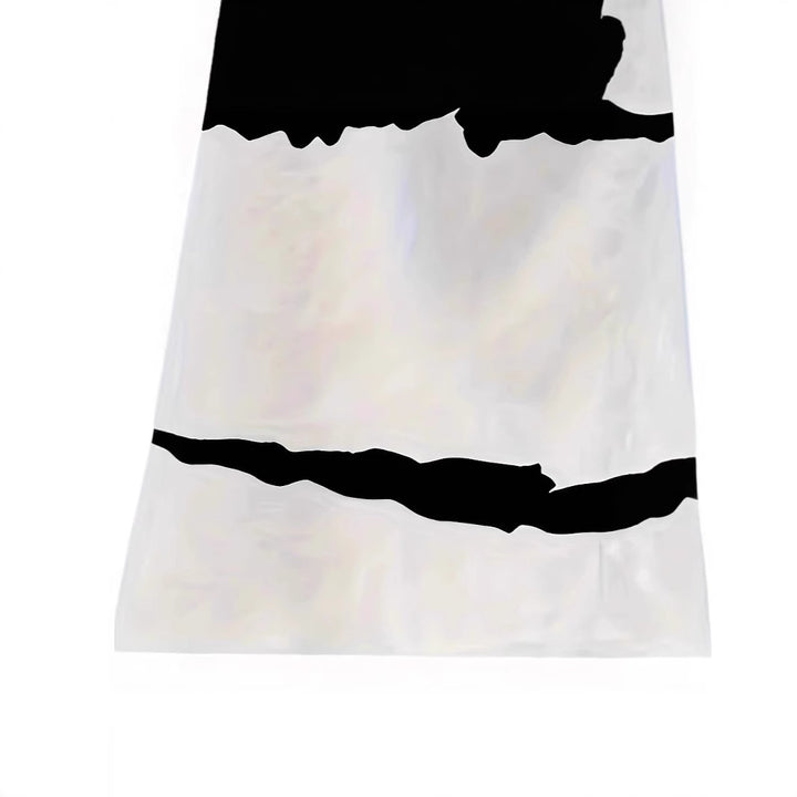 Trend palazzo pants for women with elastic waistband and decorative striped pattern Lune London