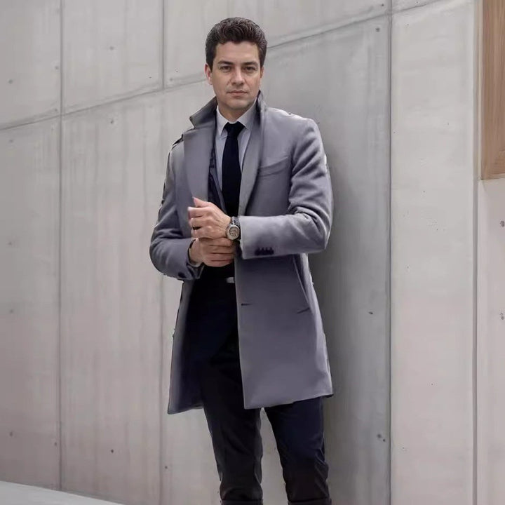 Elegant Chesterfield coat for men in high-quality wool Lune London