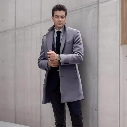 Elegant Chesterfield coat for men in high-quality wool Lune London