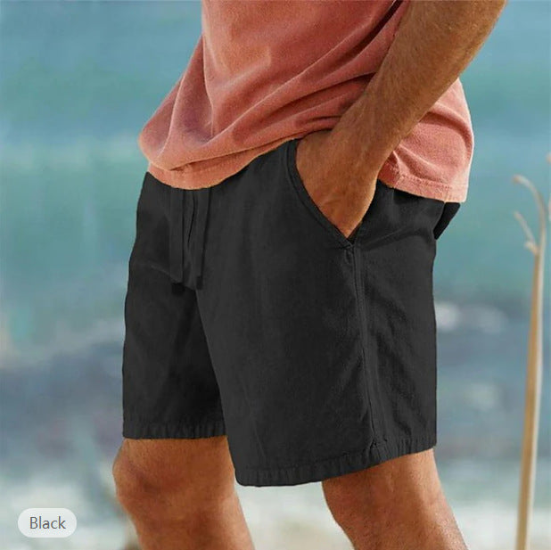 Shorts de bain pratiques pour hommes avec taille élastique et poches latérales Lune London