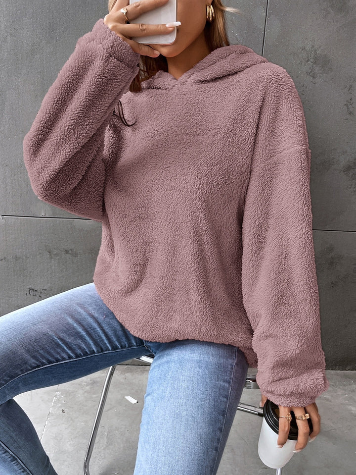 Ladies Cozy Hoodie with Peter Pan Collar Lune London