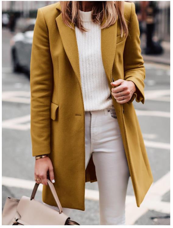 Elegant women's coat, fitted, made of high-quality fabric Lune London