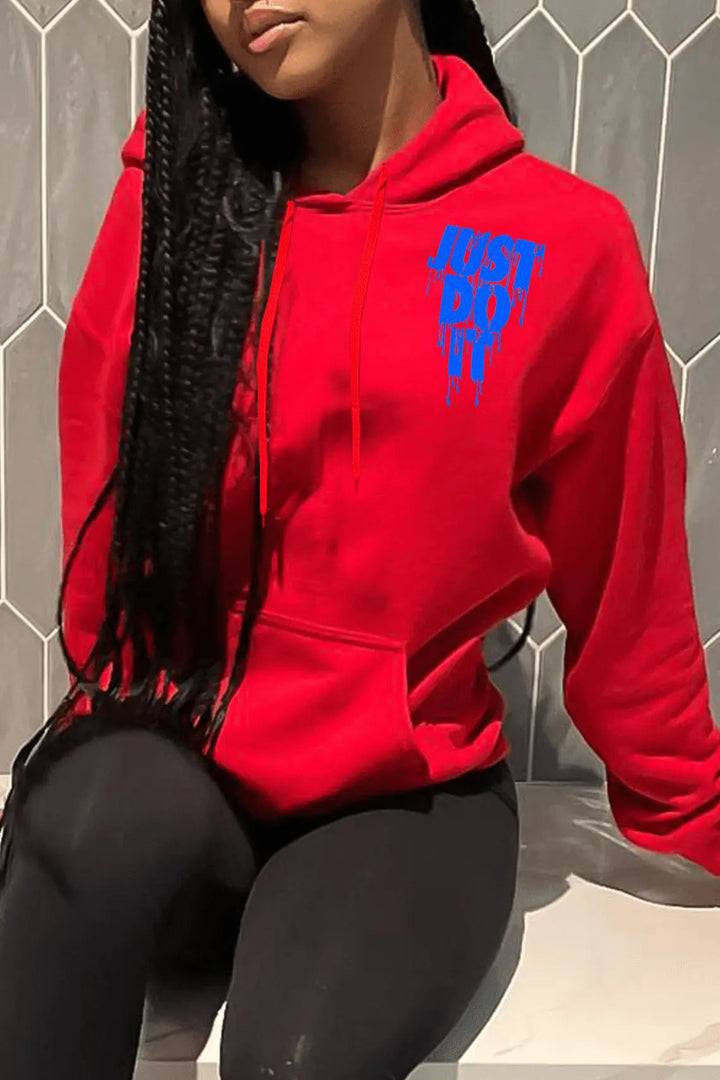 Women’s hoodie with creative graphics and relaxed fit Lune London