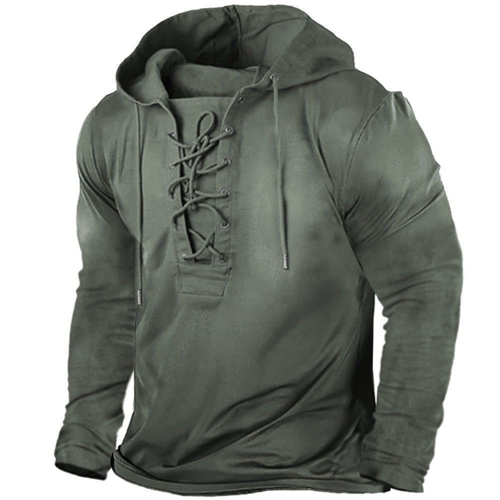 Men's hoodie with innovative lace design and thermal functionality Lune London