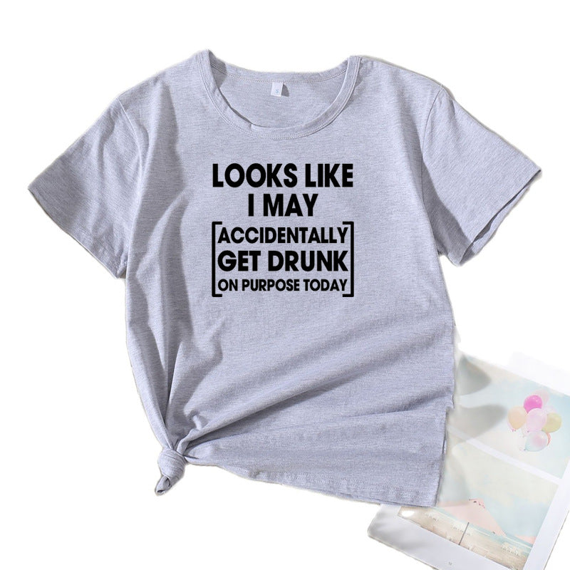 Women Graphic T-Shirt Humorous Casual Lune London