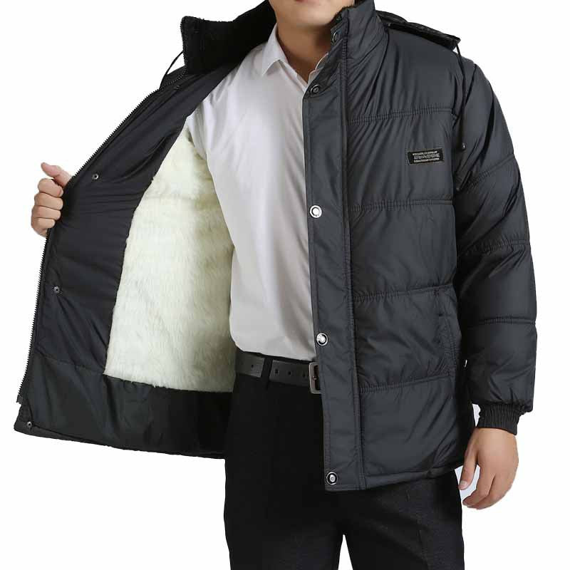 Veste matelassée tendance pour hommes avec doublure douillette et col à capuche réglable Lune London
