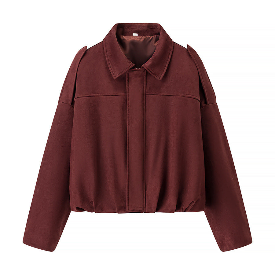 Short transitional jacket for women with modern details and a relaxed fit Lune London