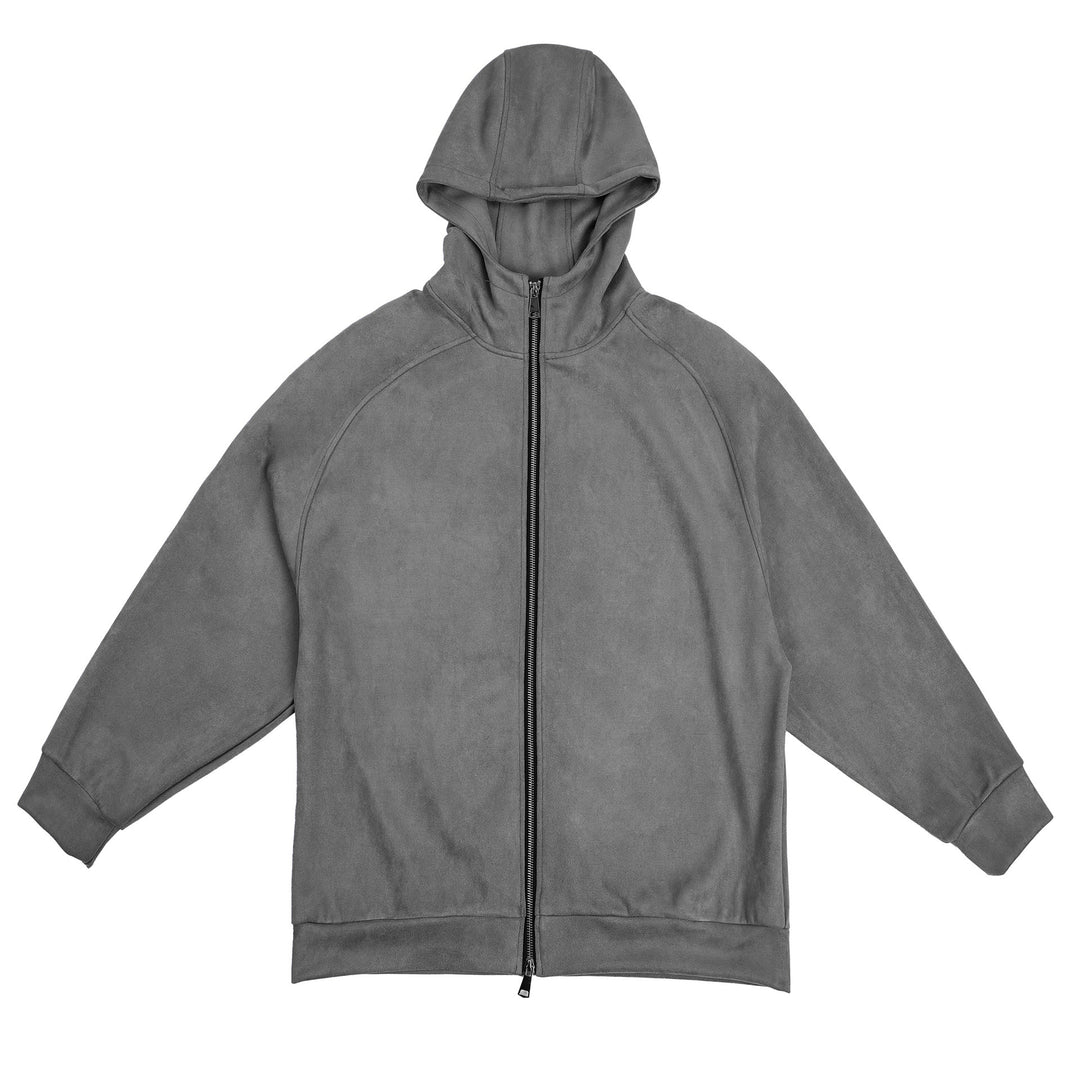 Ladies Fleece Hoodie with a practical zipper on the front and a comfortable fit Lune London