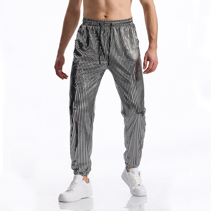 Men's breathable jogging pants with a modern polka dot design Lune London