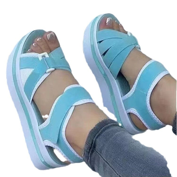 Ladies Chic and Stylish Adjustable Sport Platform Sandals