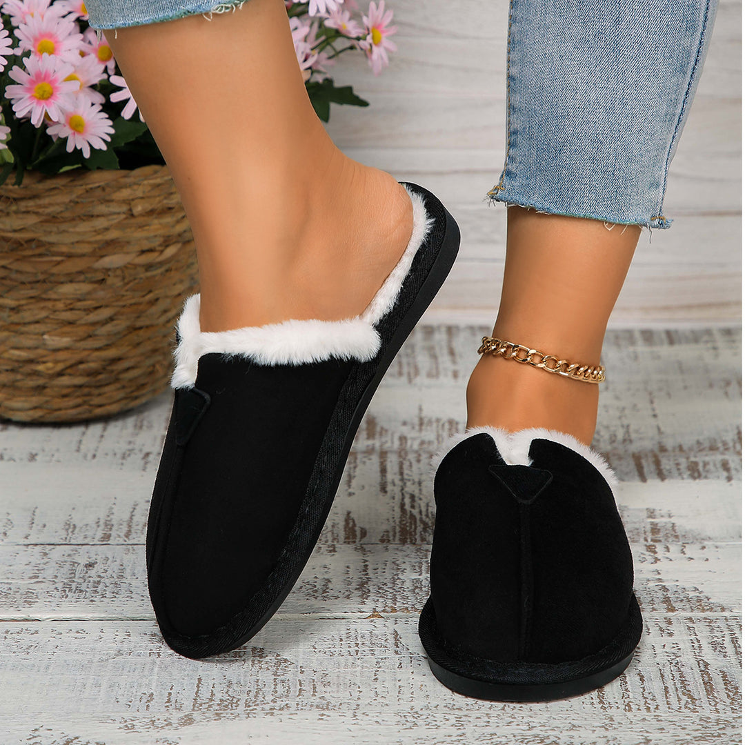 Slippers for ladies with cozy lining and non-slip sole Lune London