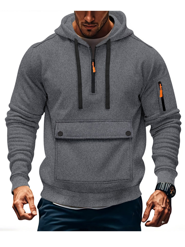 Casual hoodie for men with practical pockets Lune London
