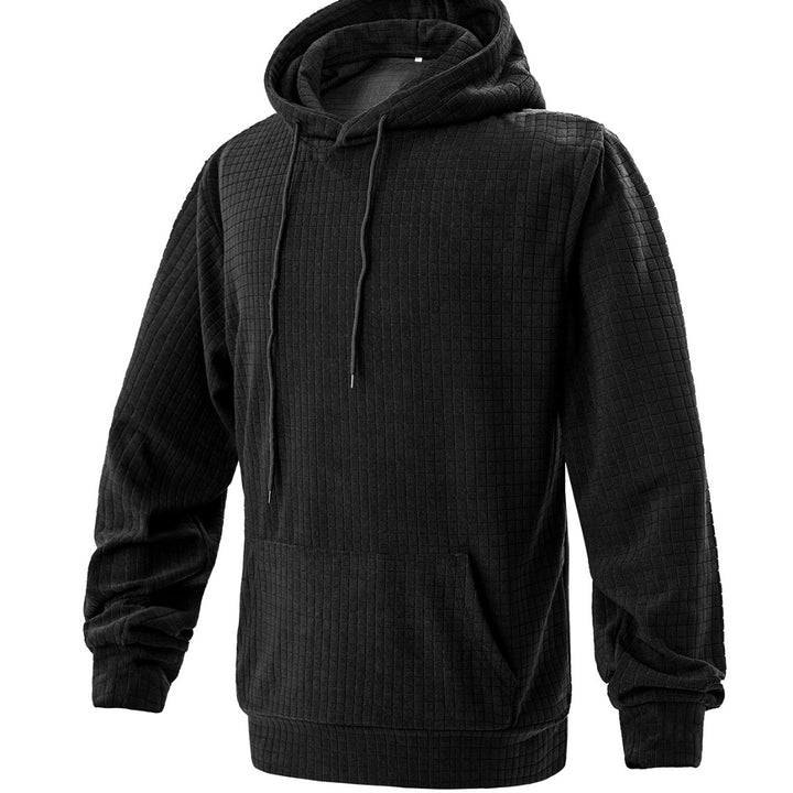 Men's casual hoodie with a fine texture design Lune London