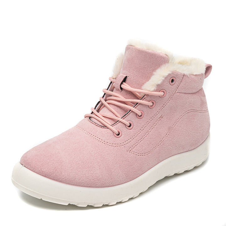 Bottes d'hiver pour femmes doublées avec semelle antidérapante Lune London