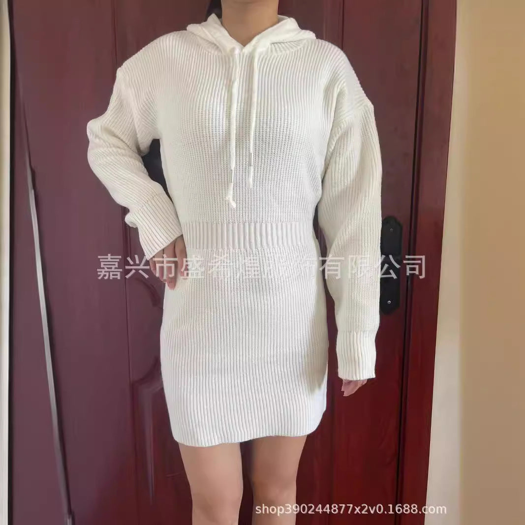 Robe à capuche pour femmes avec une coupe décontractée et des poches pratiques