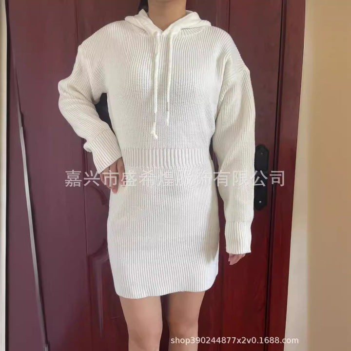 Robe à capuche pour femmes avec une coupe décontractée et des poches pratiques