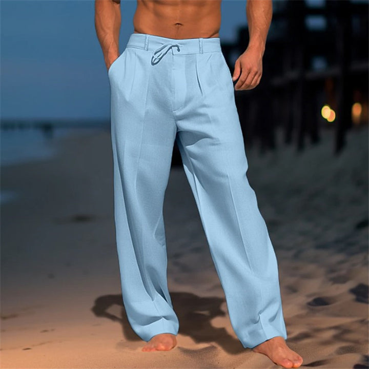 Elegant leisure pants for men with adjustable drawstring Lune London