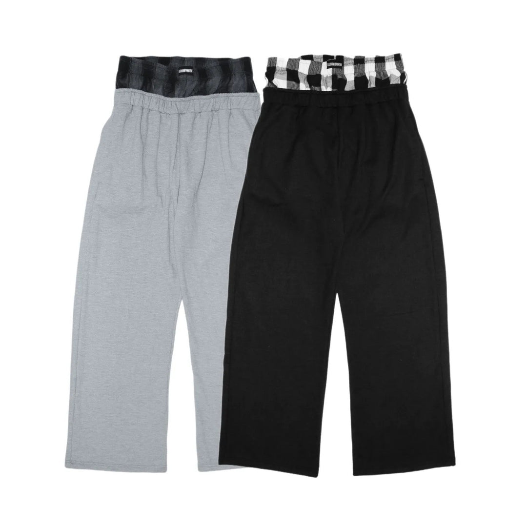 Pantalons de jogging larges pour femmes avec taille élastique et coton de haute qualité Chic & Stil