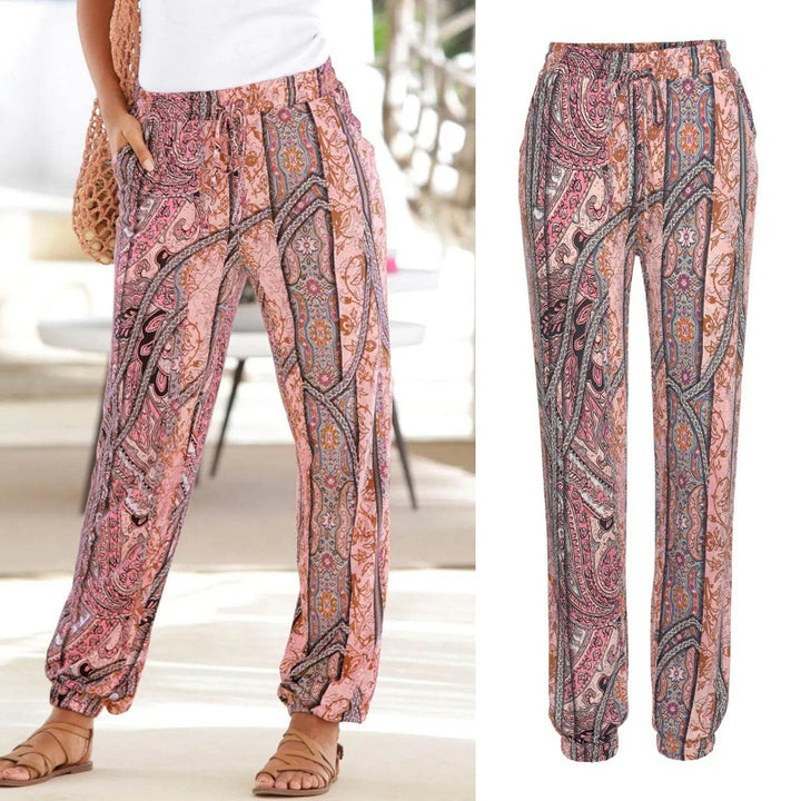 Lune London floral leisure pants for women