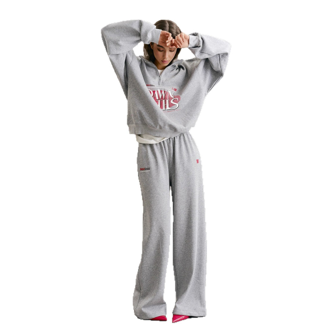 Ensemble de loisirs pour femmes composé d'un hoodie zippé et de sweats larges Chic & Stil