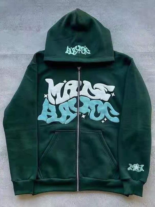 Women’s sporty hoodie jacket in urban graffiti style Lune London