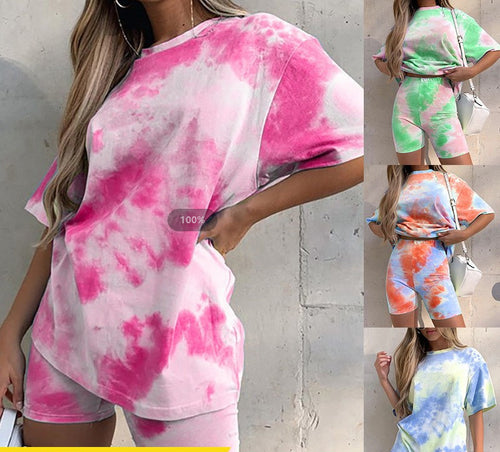 Lune London tie-dye leisure outfit for women